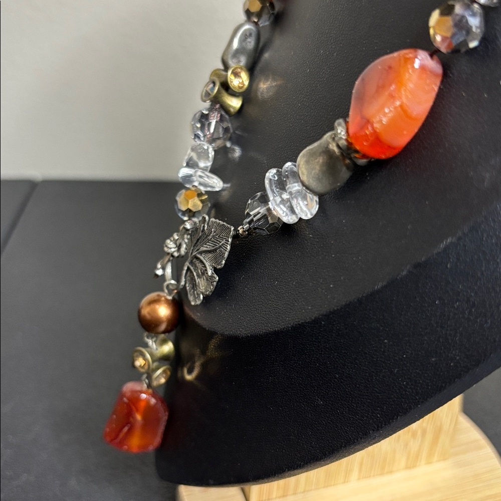 Gemstone Beaded Handcrafted Boho Southwestern Nec… - image 3